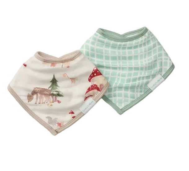 Forest - Muslin Bandana Bib Set