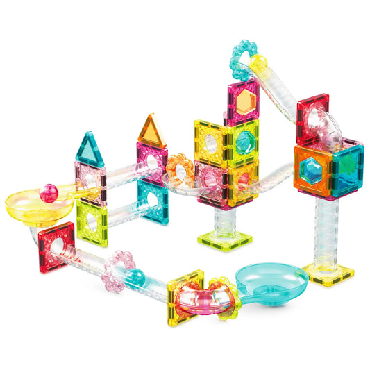 60pc Travel Size Marble Run Building Set