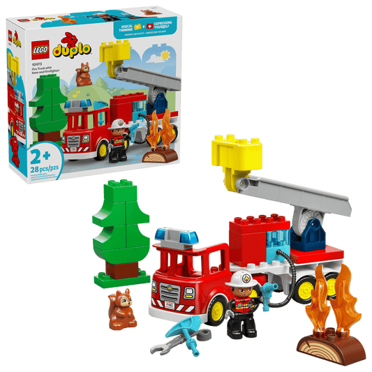 DUPLO® Fire Truck with Hose and Firefighter