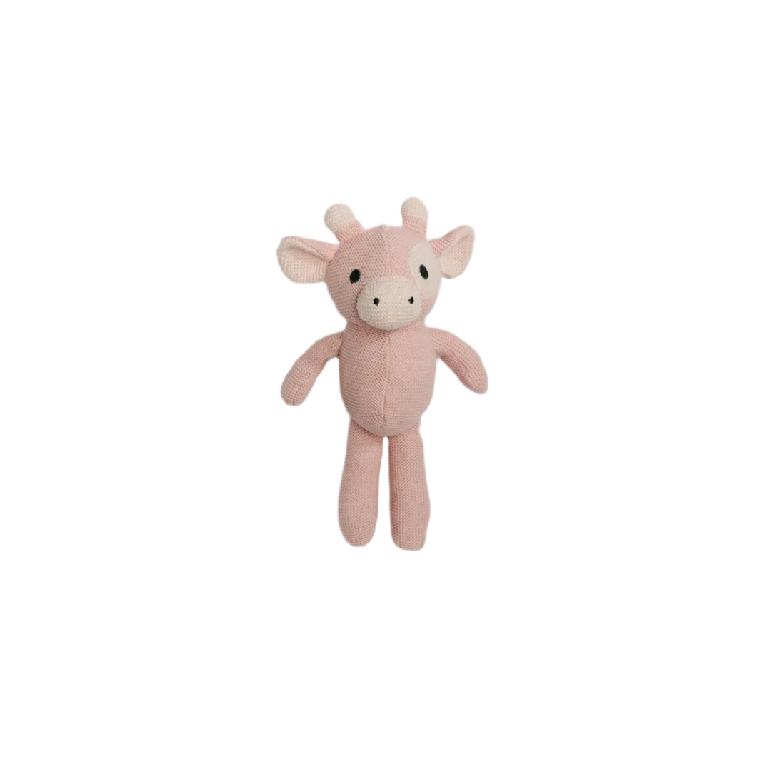 Sweater Knit Crochet Cuddly Pal - Pink