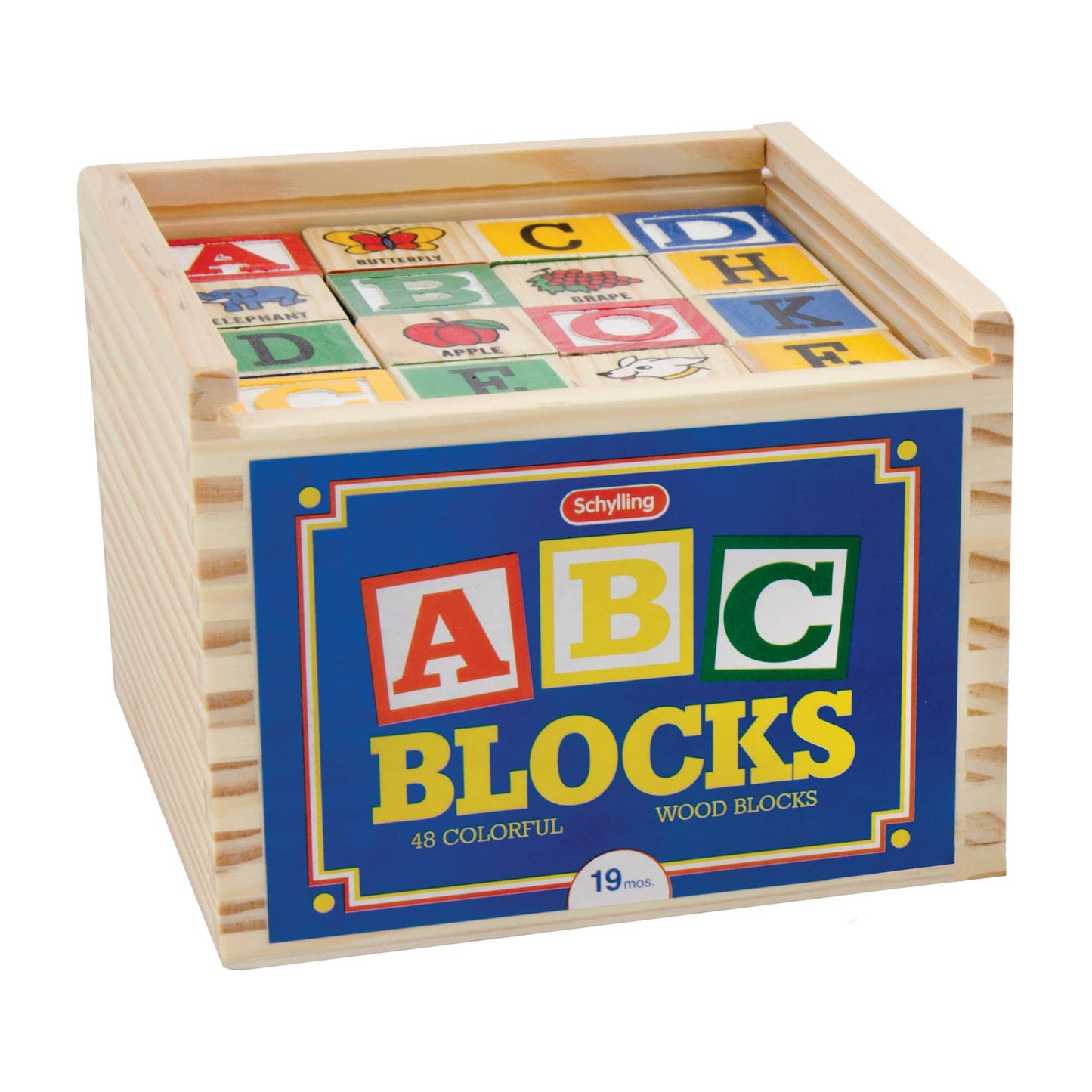 Alphabet Wood Blocks (48pcs)