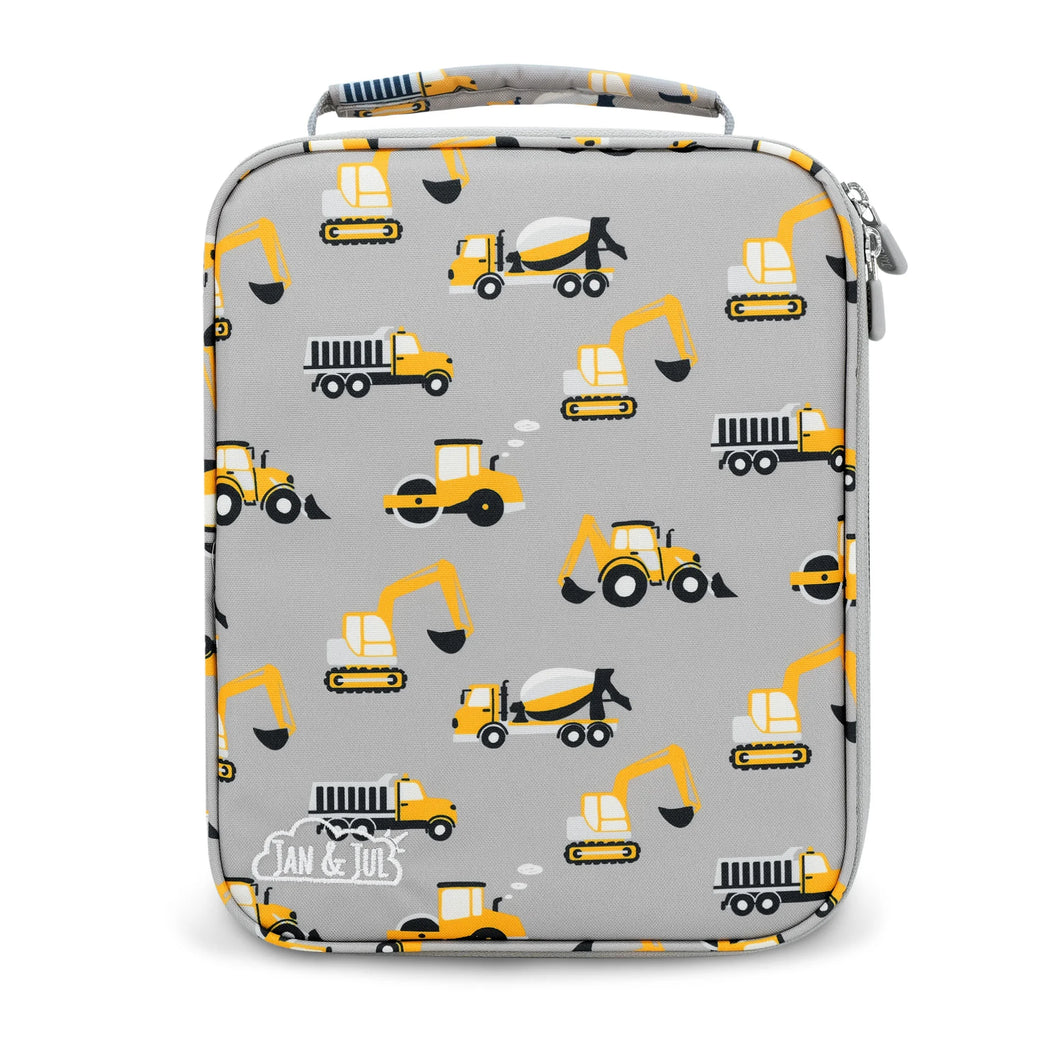 Kids Lunch Bag - Grey Construction