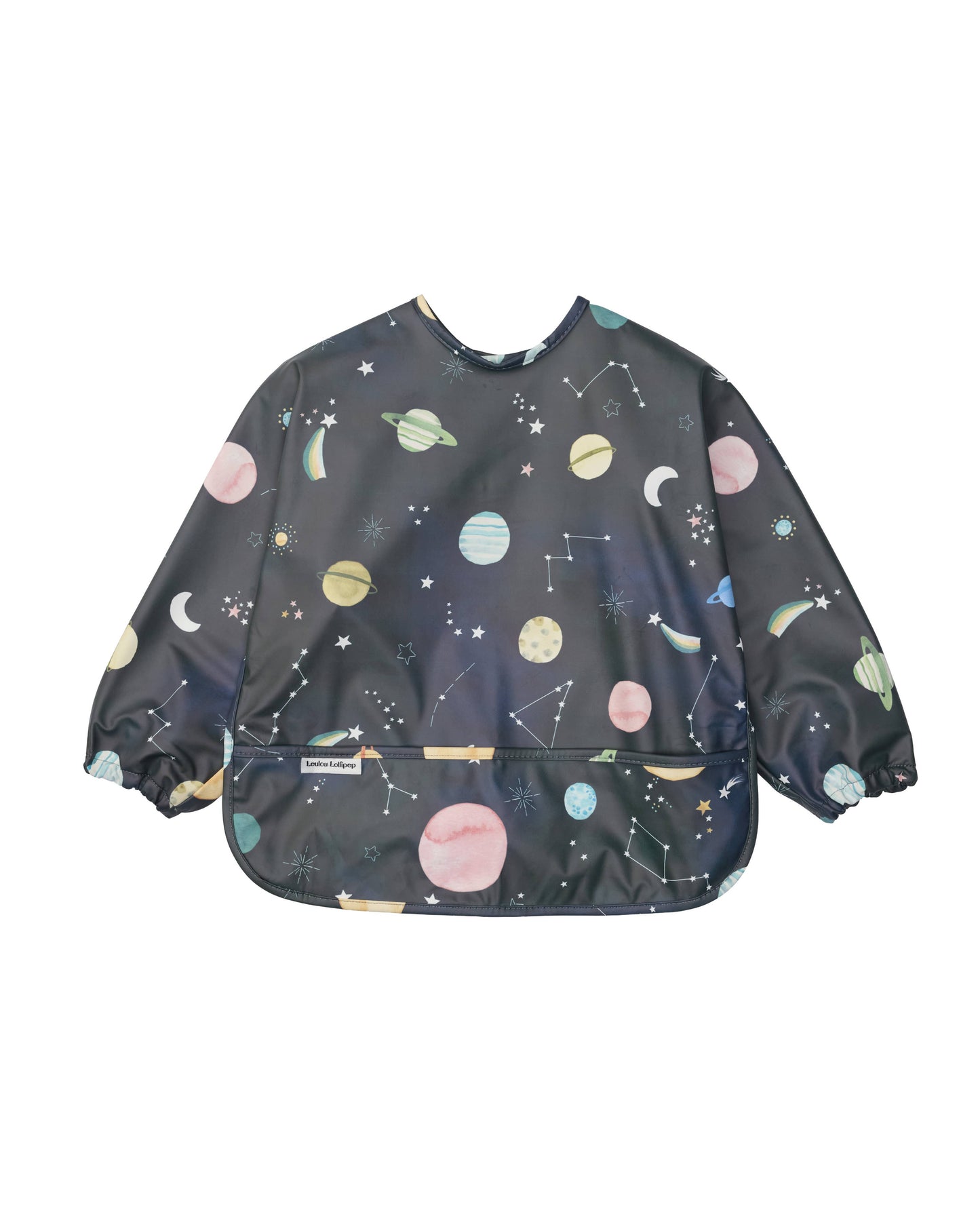 Long Sleeve Waterproof Bib: Hedgehogs