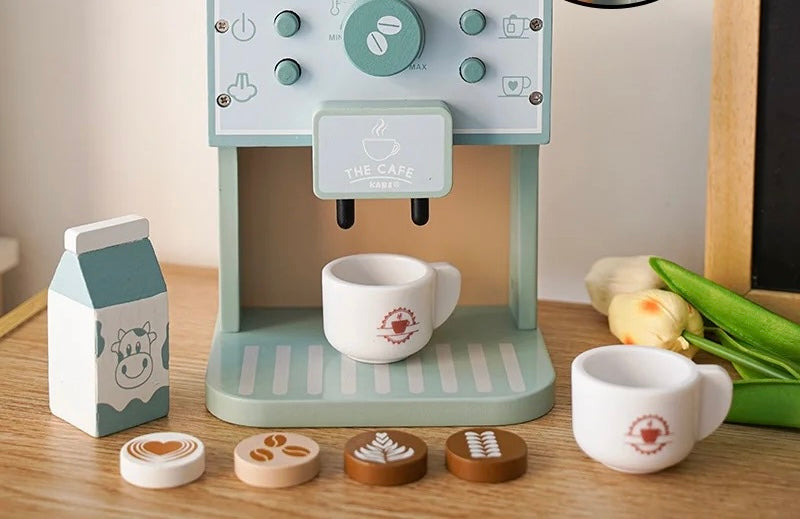 Wooden Coffee Machine