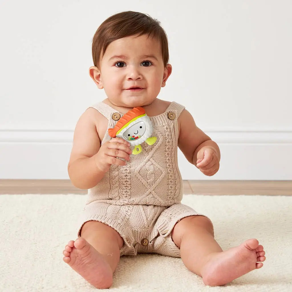 Bitzy Shake™ - Silicone Teether with Rattle Sushi