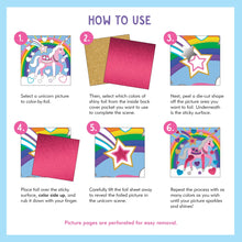 Load image into Gallery viewer, Color by Foil Sticker Book - Unicorns
