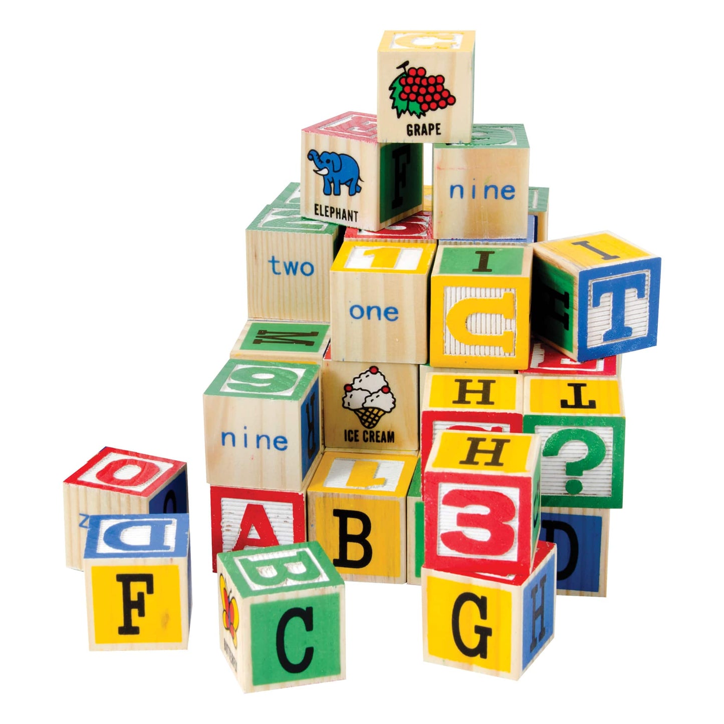 Alphabet Wood Blocks (48pcs)