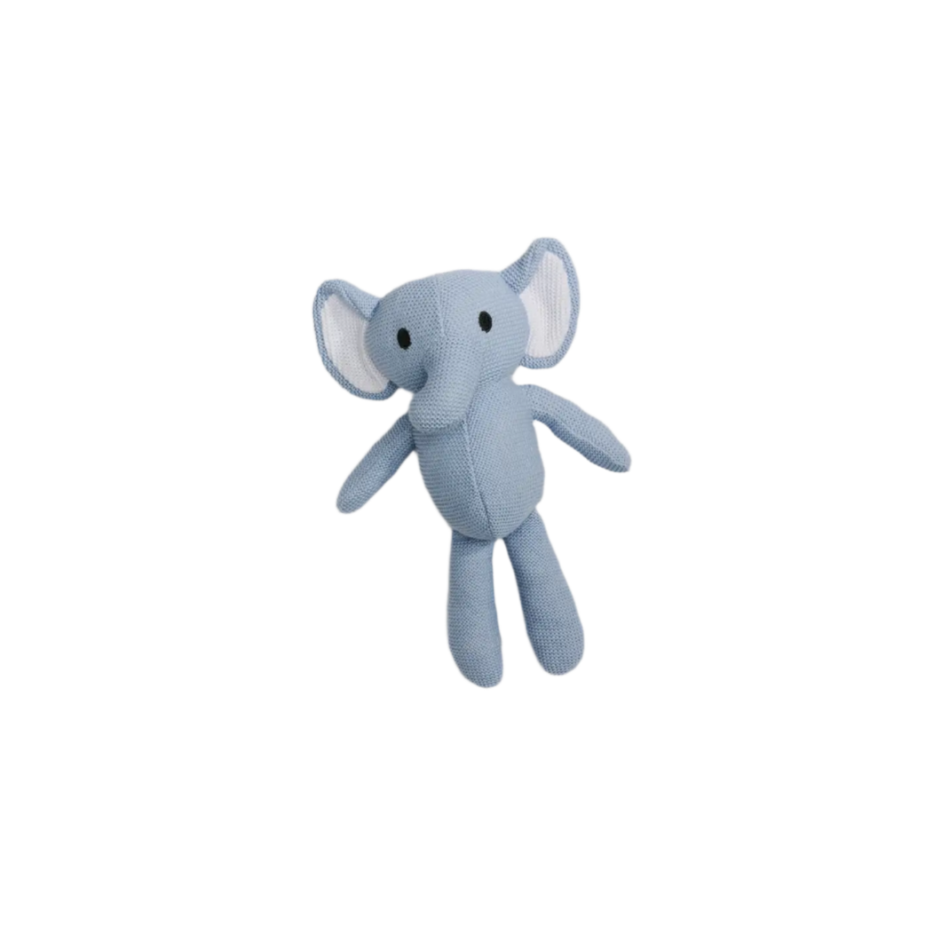 Sweater Knit Crochet Cuddly Pal - Blue