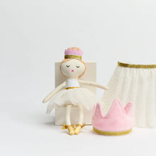 Load image into Gallery viewer, Tutu Set with Crown Headband &amp; Doll - White
