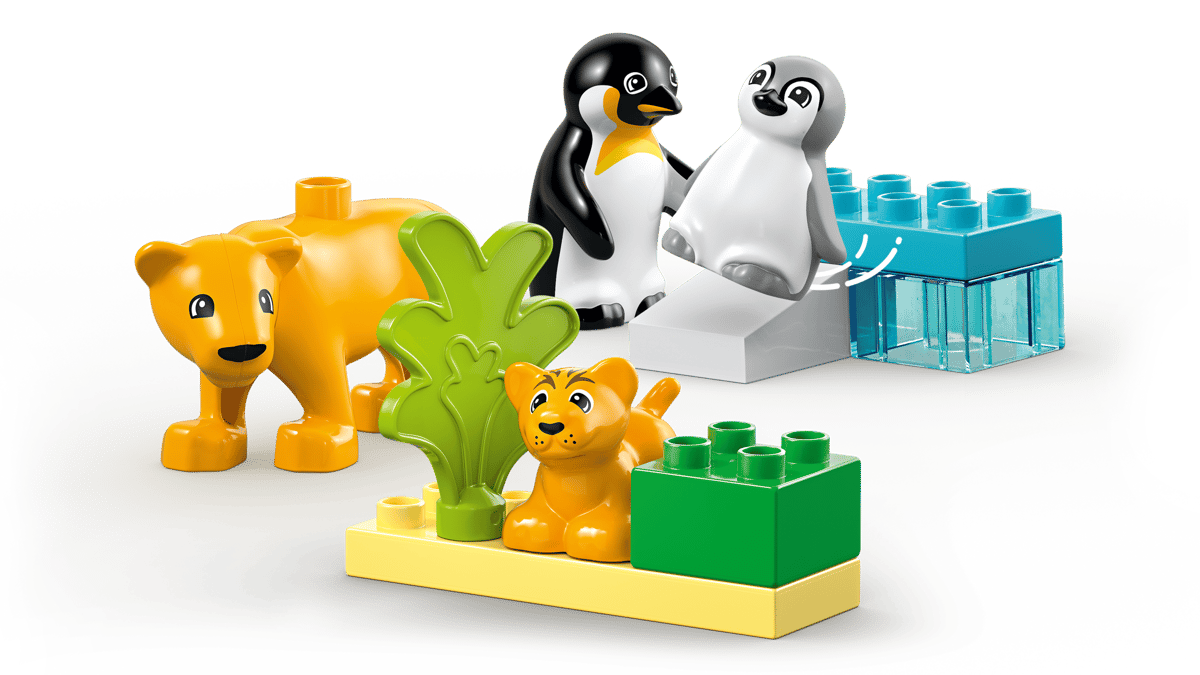 DUPLO® Wild Animal Families: Penguins & Lions