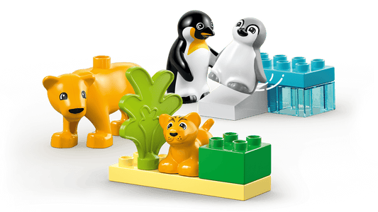 DUPLO® Wild Animal Families: Penguins & Lions