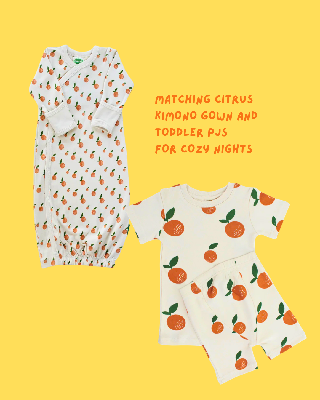 Orange Citrus Newborn & Toddler Gift Box