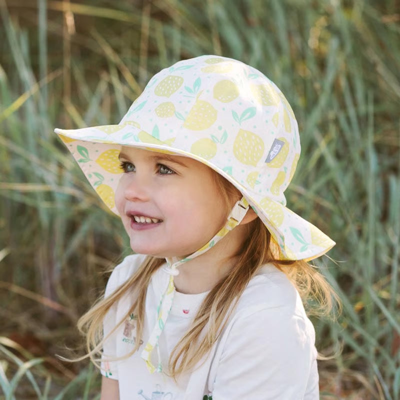 Kids Cotton Floppy Hat | Lemon Fresh