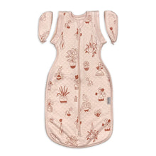 Load image into Gallery viewer, Bamboo Newborn Cocoon Sack (Plantastic Print)

