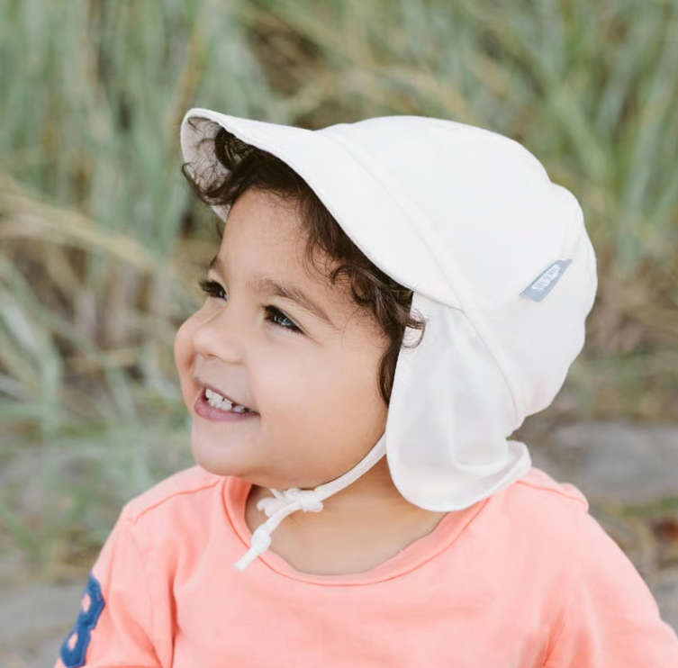 Sun Soft Baby Cap - White