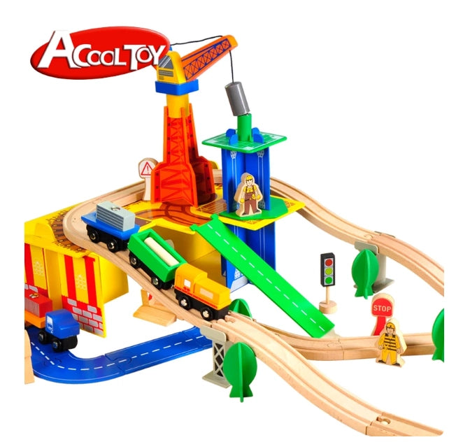 AC7501 80pcs Construction Train Set