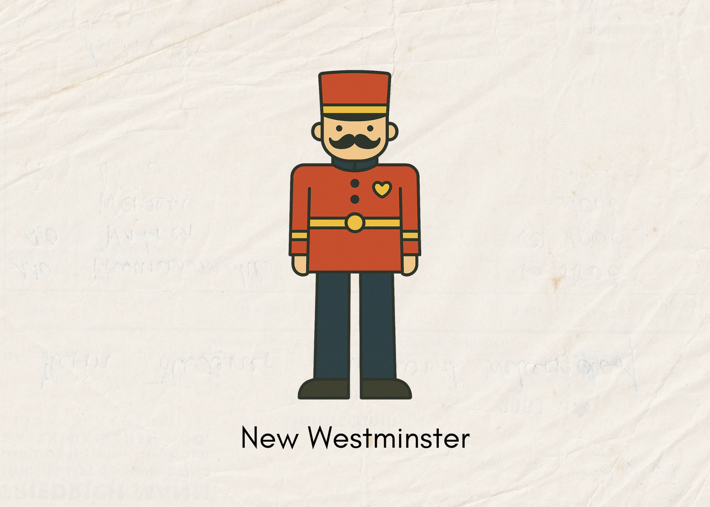 World’s Tallest Tin Soldier Postcard – River Market, New Westminster – 5x7 Inch