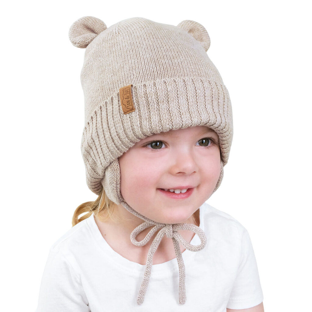 Kids Knit Winter Hat | Wheat Field