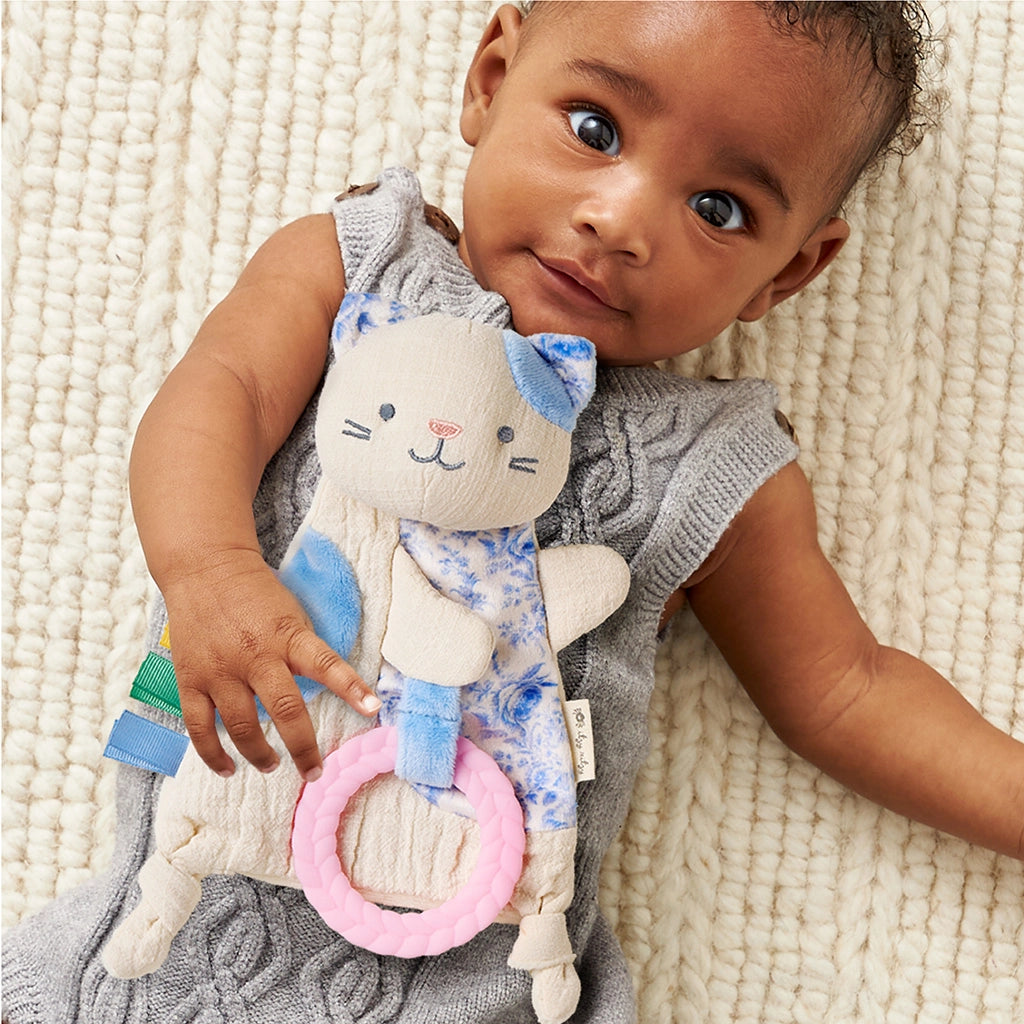 Kitty Bitzy Crinkle™ Sensory Toy with Teether