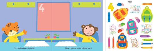 My First Sticker Book - Numbers