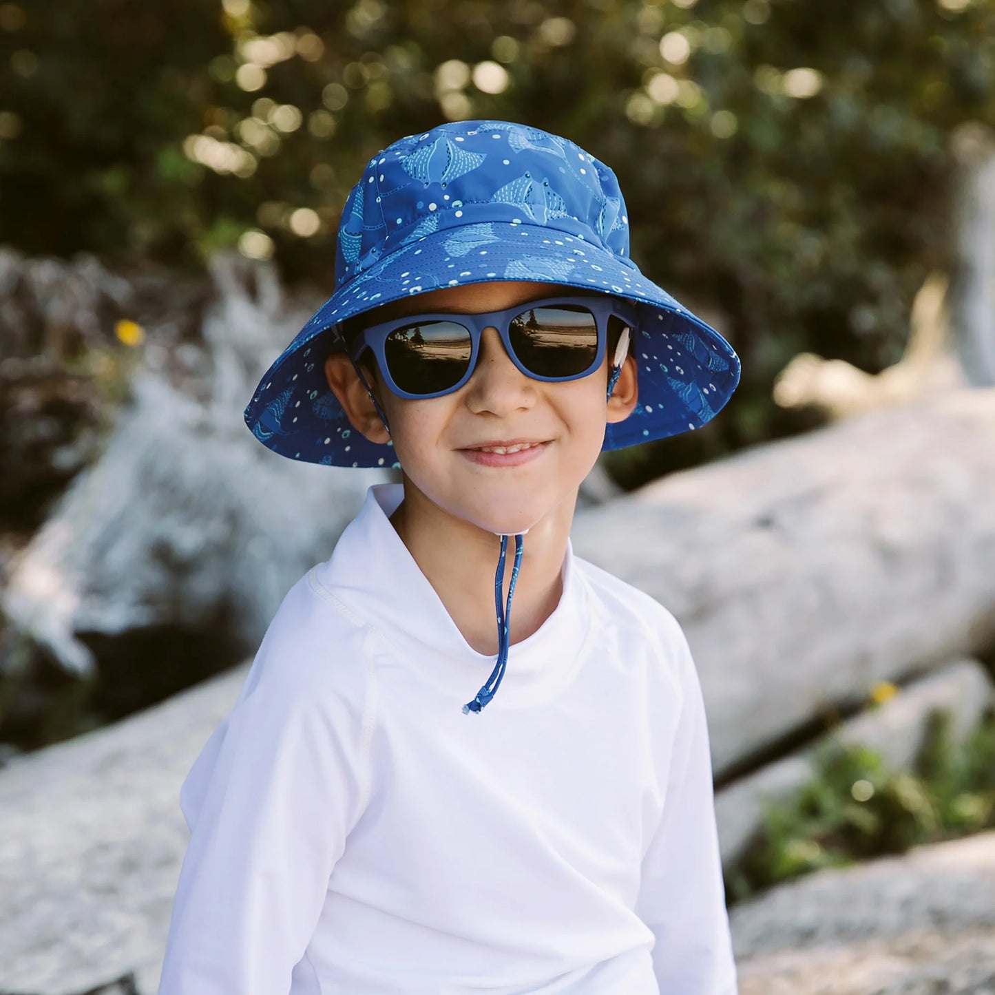 Manta Ray | Aqua Dry Bucket Hat