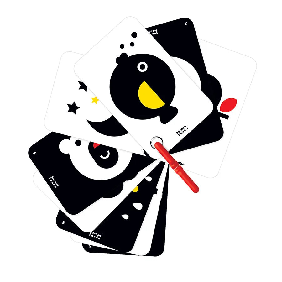 High Contrast Cards on a Ring