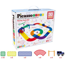 Load image into Gallery viewer, 30 Piece Magnetic Racing Track Set
