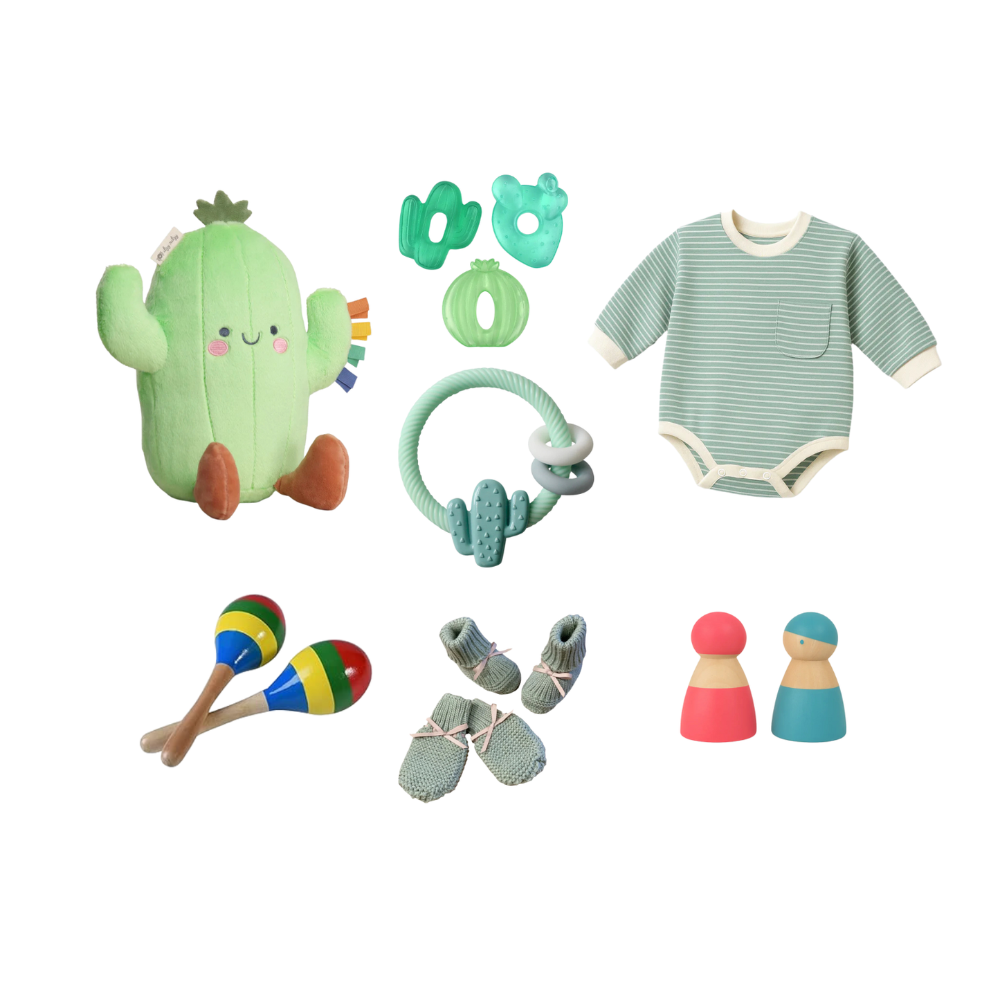 Sage Baby Gift Basket