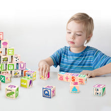 Load image into Gallery viewer, 36pc Magnetic 1&quot; Cubes with Alphabet &amp; Numbers
