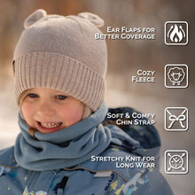 Load image into Gallery viewer, Wheat Field | Kids Knit Winter Hat
