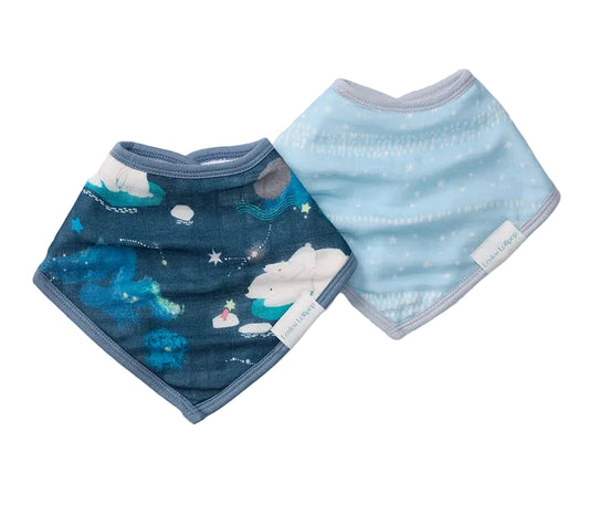 Stargazing Bear - Muslin Bandana Bib Set