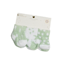 Load image into Gallery viewer, Chenille Socks (6pc pack) - Green

