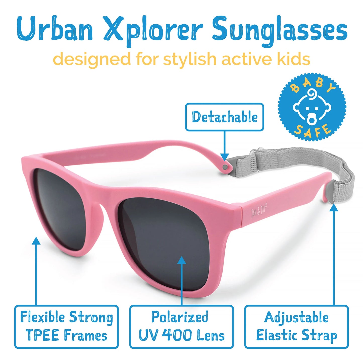 Urban Xplorer Sunglasses - Peachy Pink