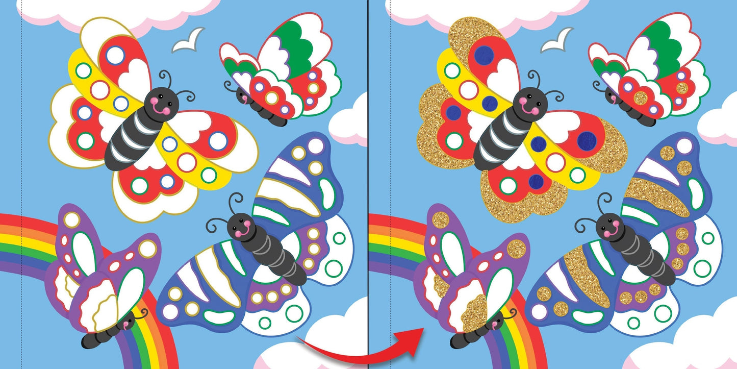 Color by Foil Sticker Book - Sparkle and Shine