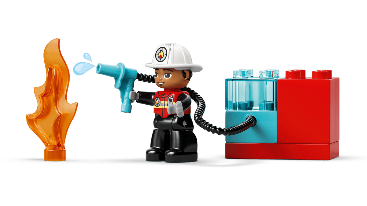 DUPLO® Fire Truck with Hose and Firefighter