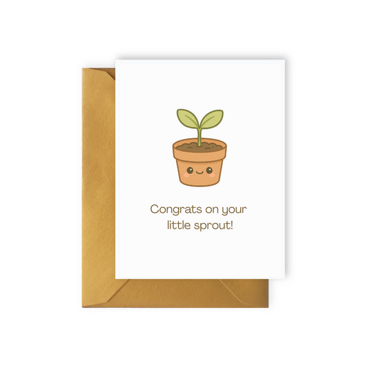 Congrats on your little sprout!