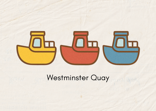 Quayside Tugboats Postcard – 5x7 Inch