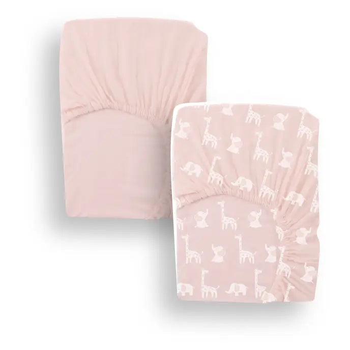 Jersey Crib Sheet (2pack) - Pink