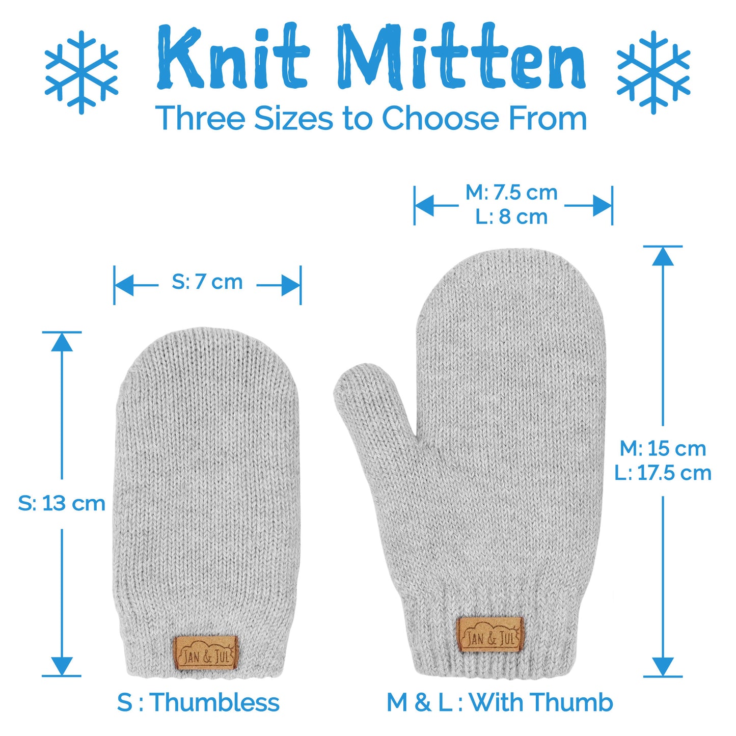 Kids Knit Mittens | Wheat Field