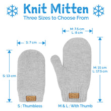 Load image into Gallery viewer, Wheat Field | Kids Knit Mittens
