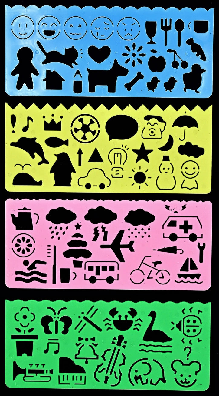 Deluxe Scratch and Sketch Kit (50 Assorted Sheets with Bonus Stencils)