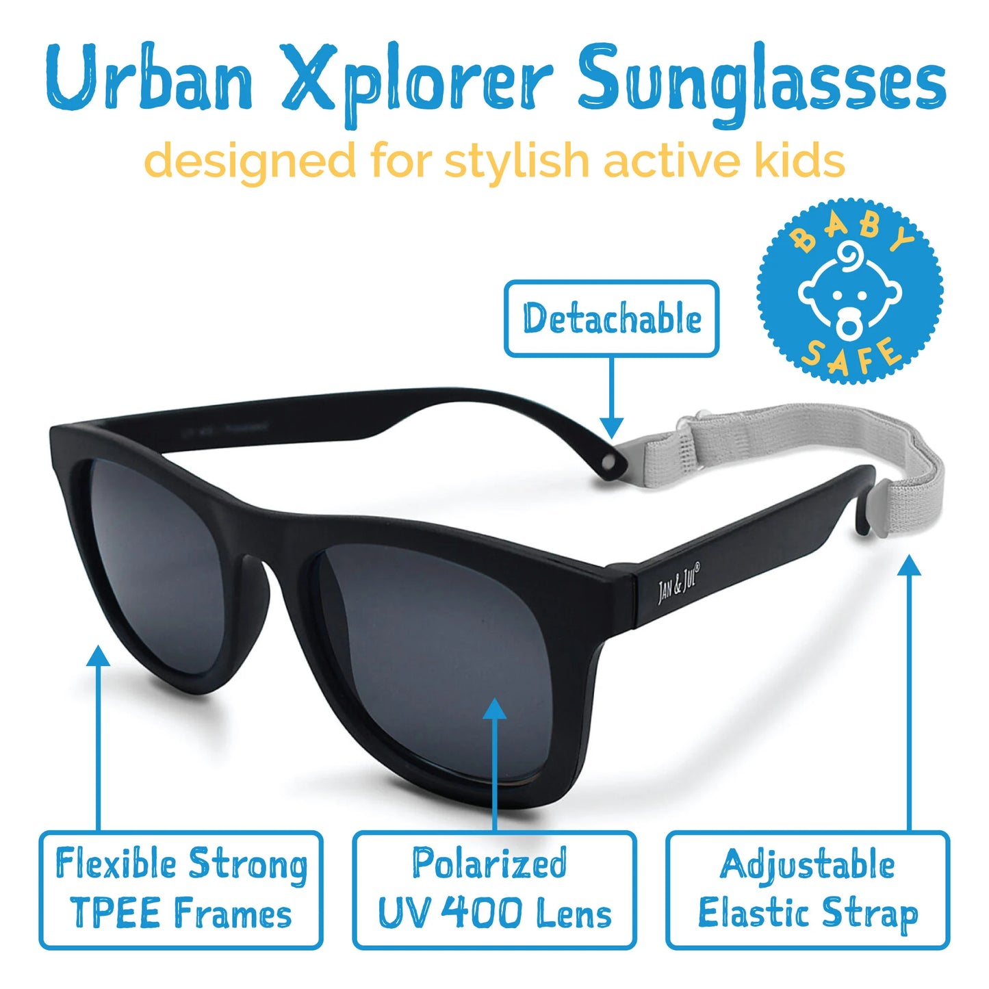 Urban Xplorer Sunglasses - Black