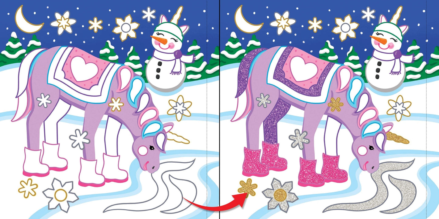 Color by Foil Sticker Book - Unicorns