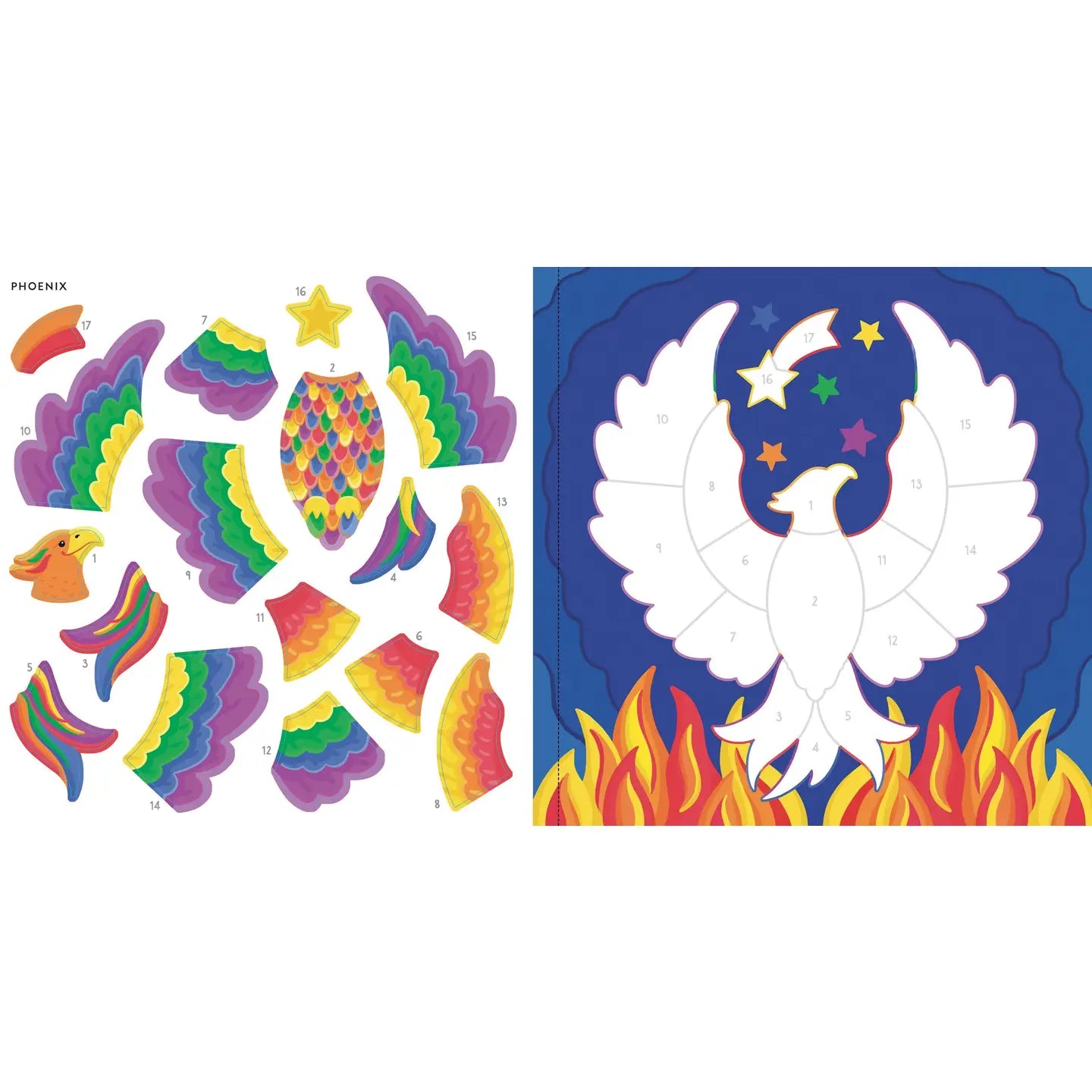 Color by Sticker - Rainbow Magic