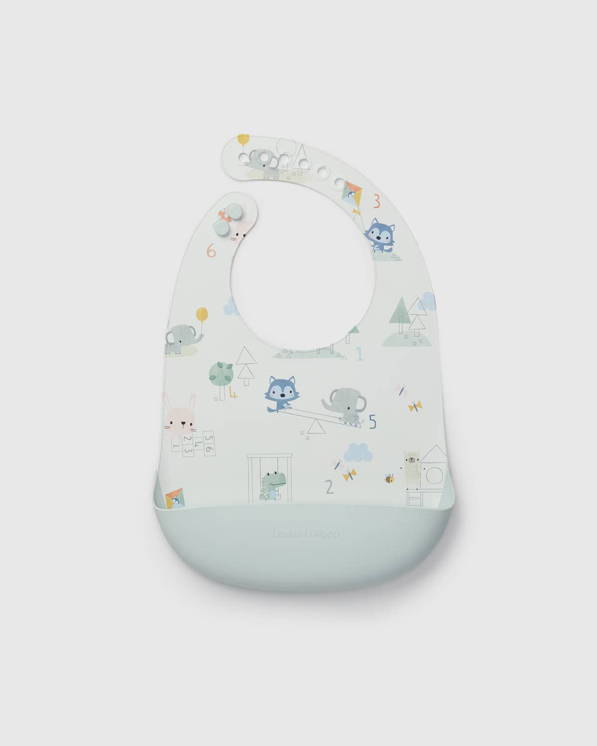 Silicone Bib: Avocado