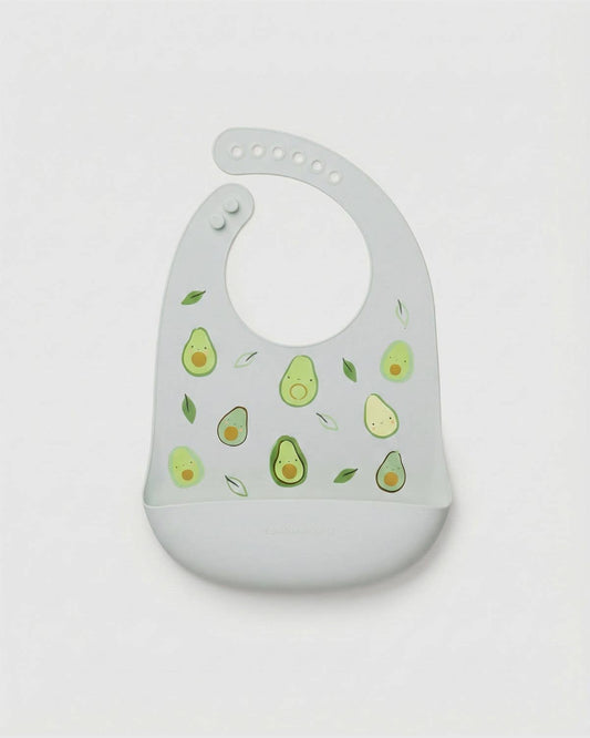 Silicone Bib: Avocado