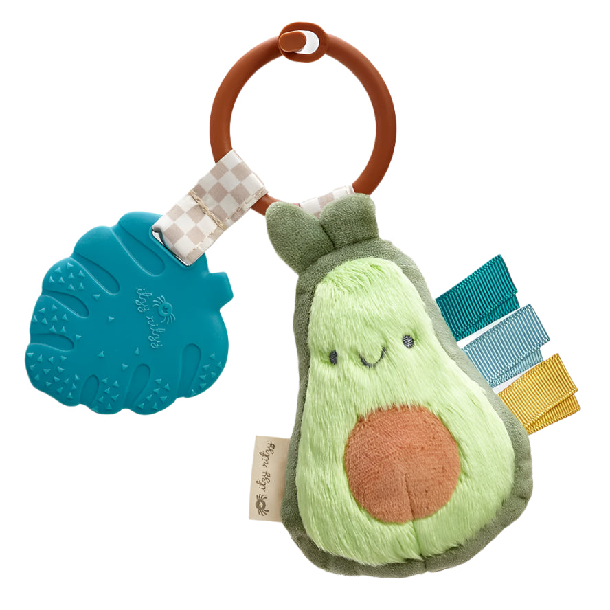 Itzy Pal™ Plush + Teether - Avocado