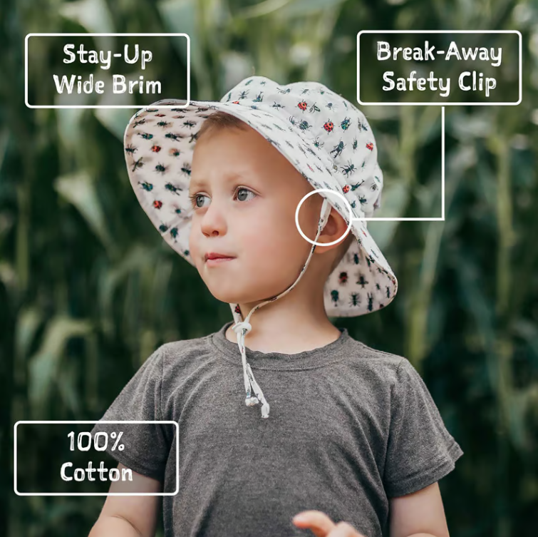 Purple Daisy | Cotton Bucket Hat