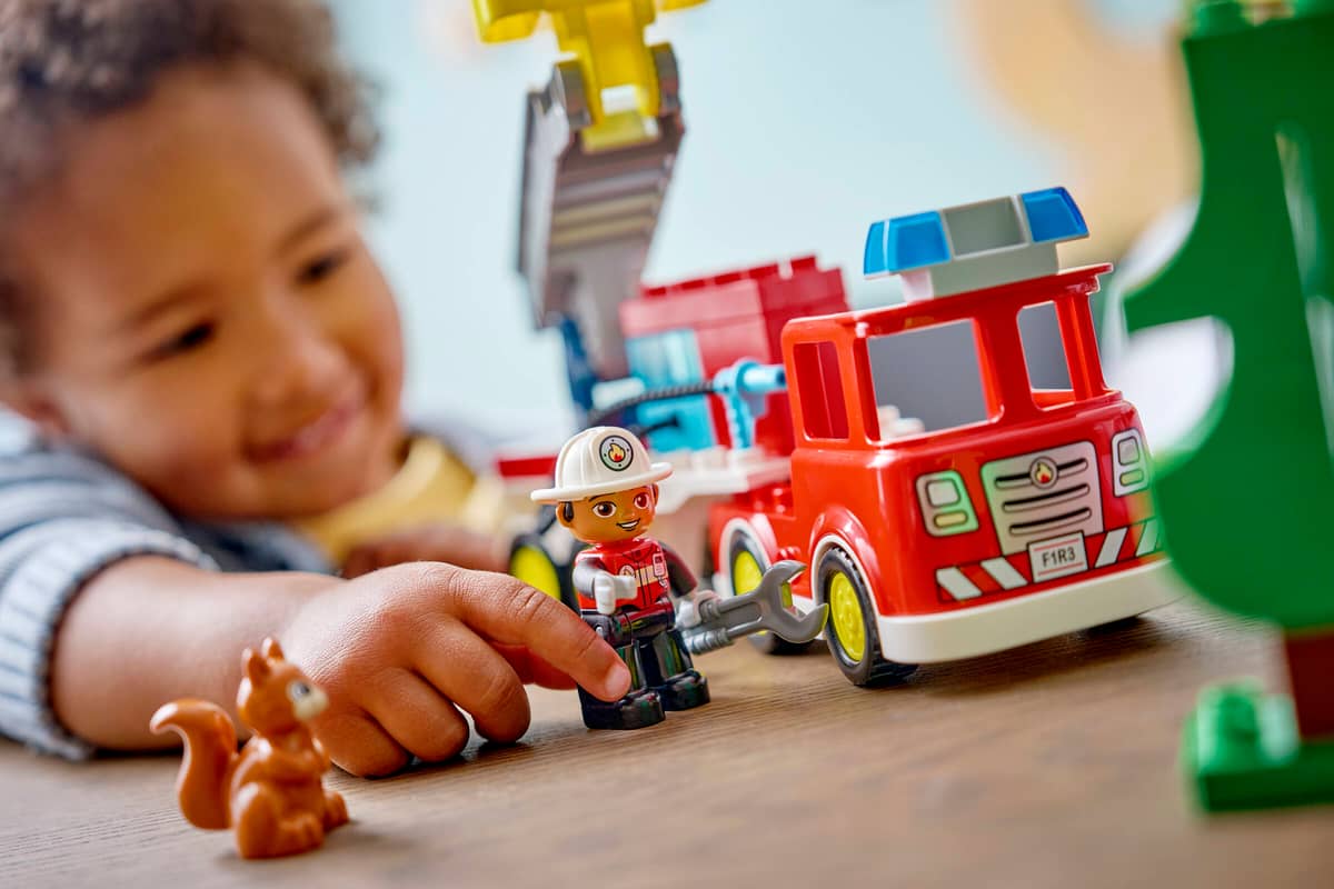 DUPLO® Fire Truck with Hose and Firefighter