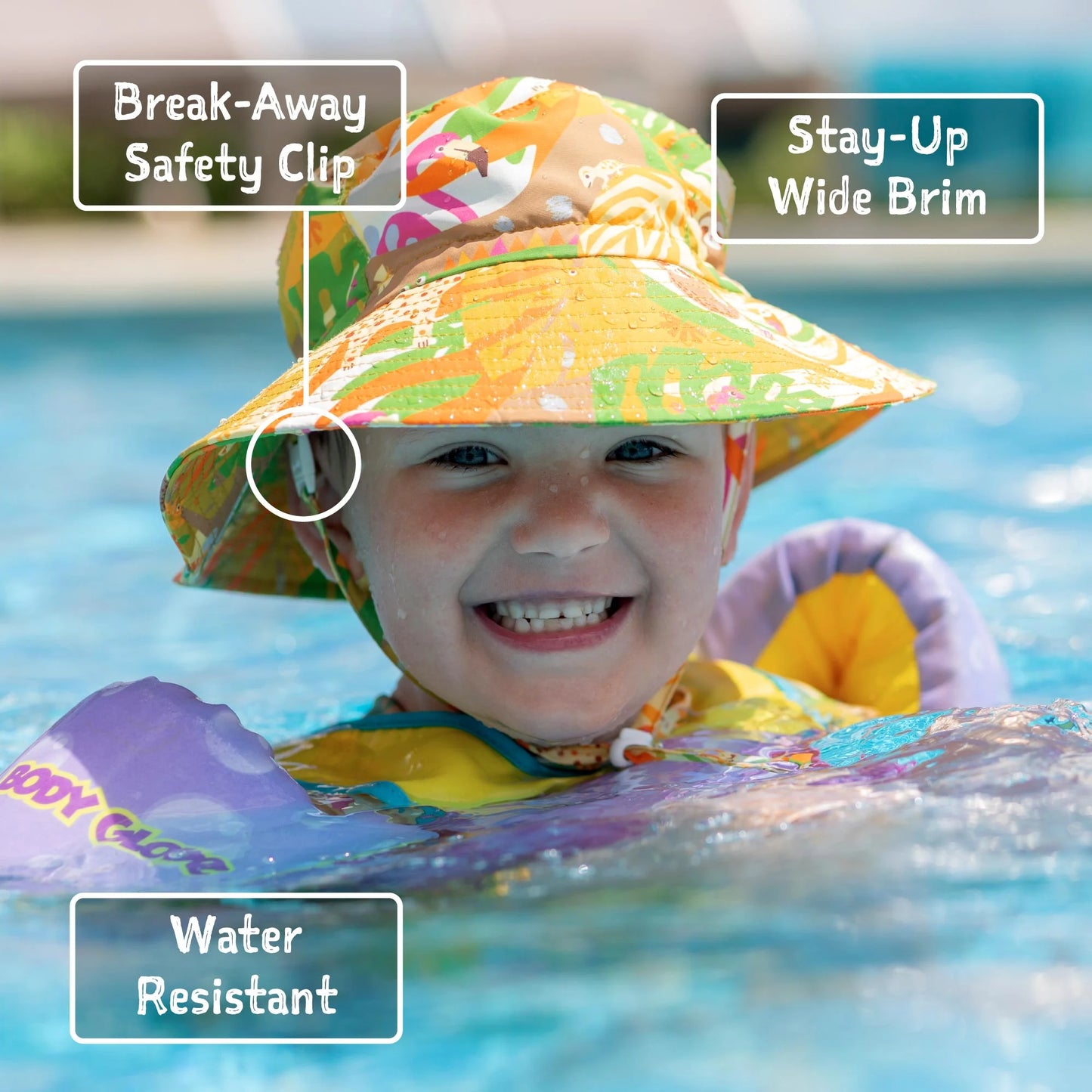 Manta Ray | Aqua Dry Bucket Hat